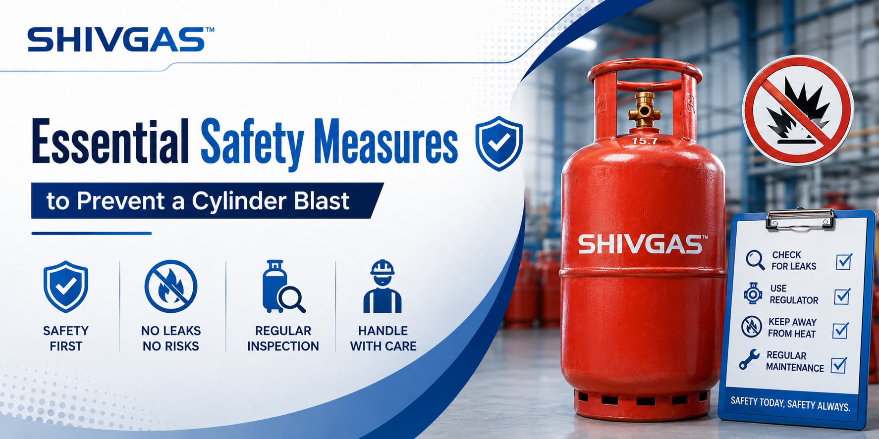 Essential safety measures to prevent a cylinder blast