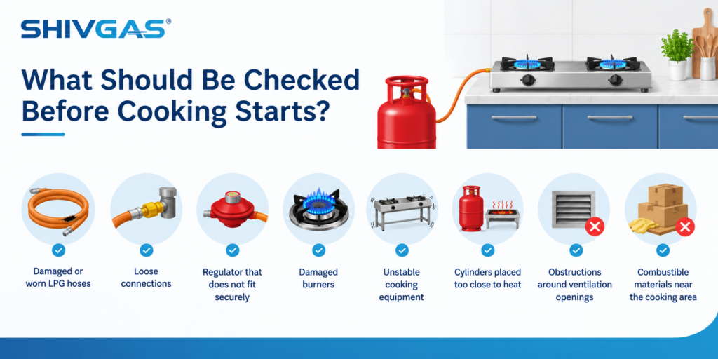 Points to Check Before Cooking Starts