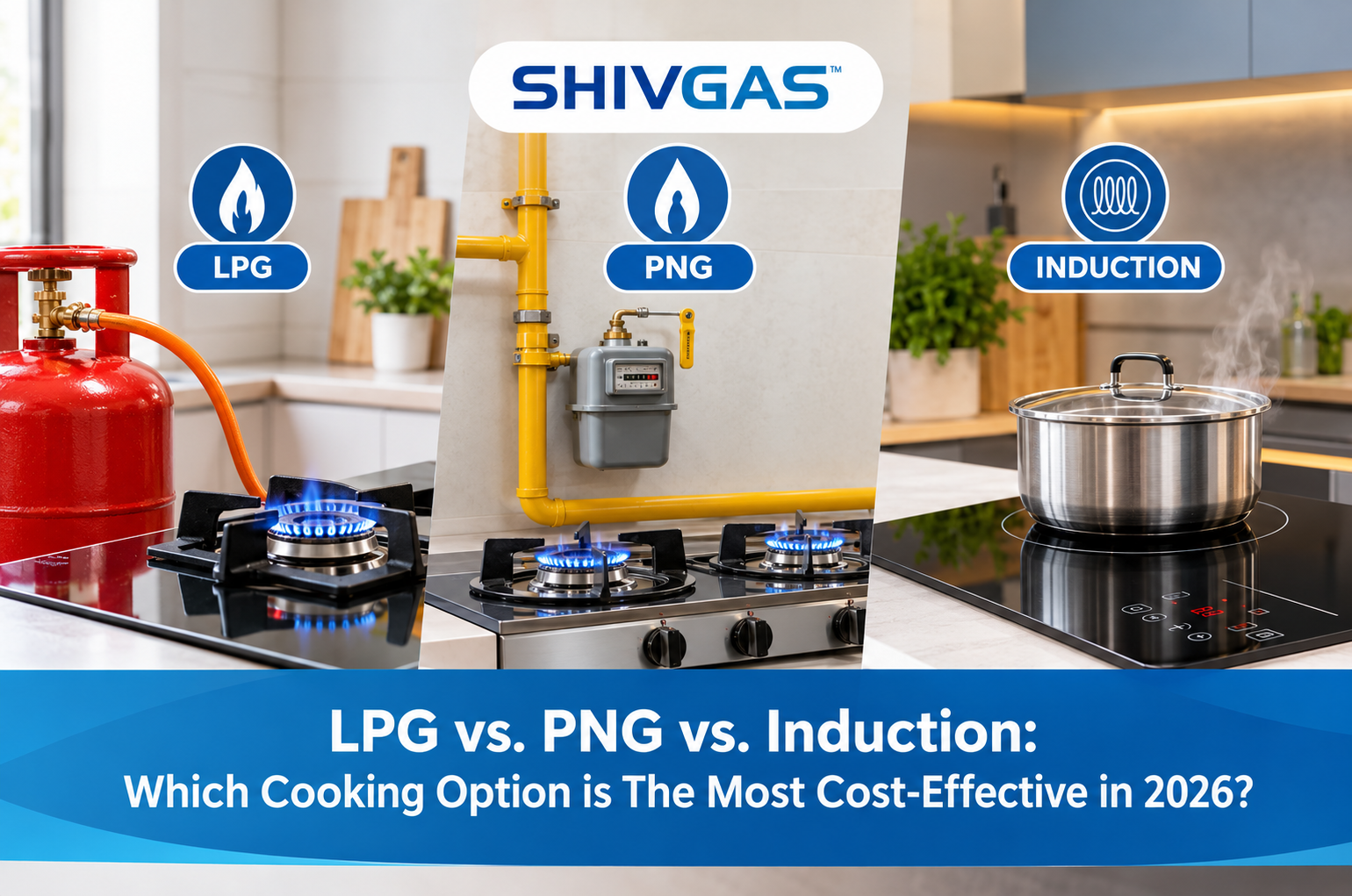 PNG vs LPG vs Induction | Cheapest Cooking Option